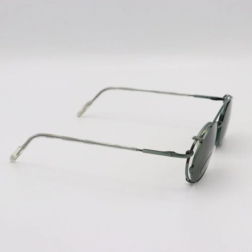 COPY - Jordache Dark Forest Green Clip on Sunglasses - Picture 2 of 7